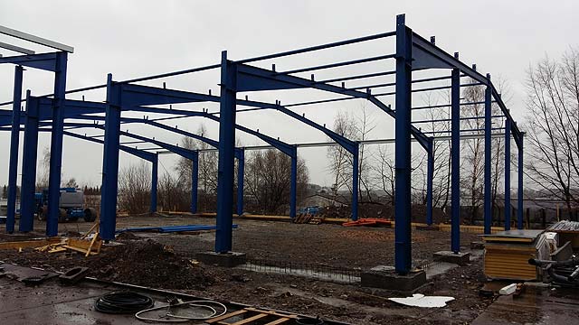 Neubau von zwei Gewerbehallen in Bergheim