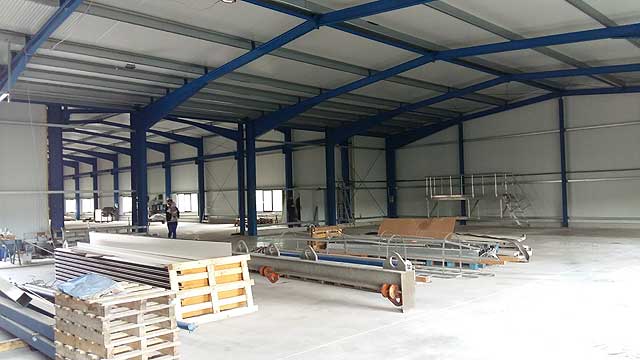 Neubau von zwei Gewerbehallen in Bergheim