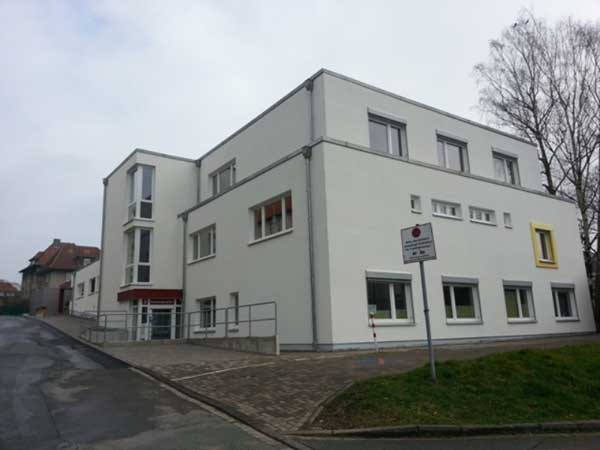 Aussenansicht des fertiggestellten Gebäudes