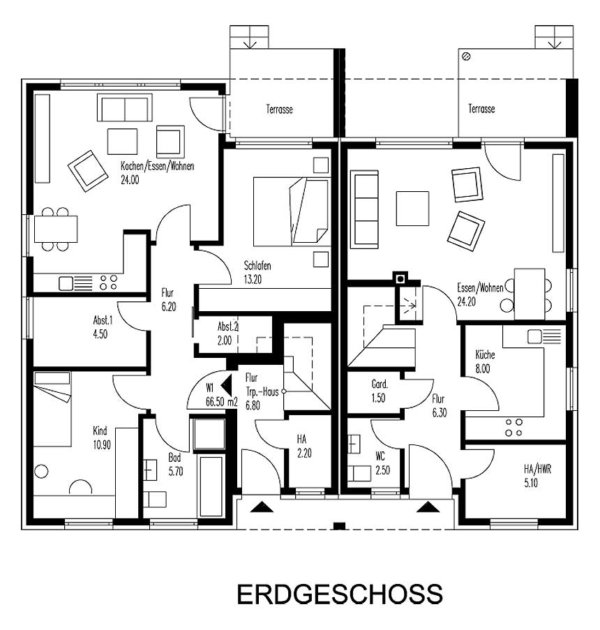 Neubau eines 3-Familienhauses in Detmold