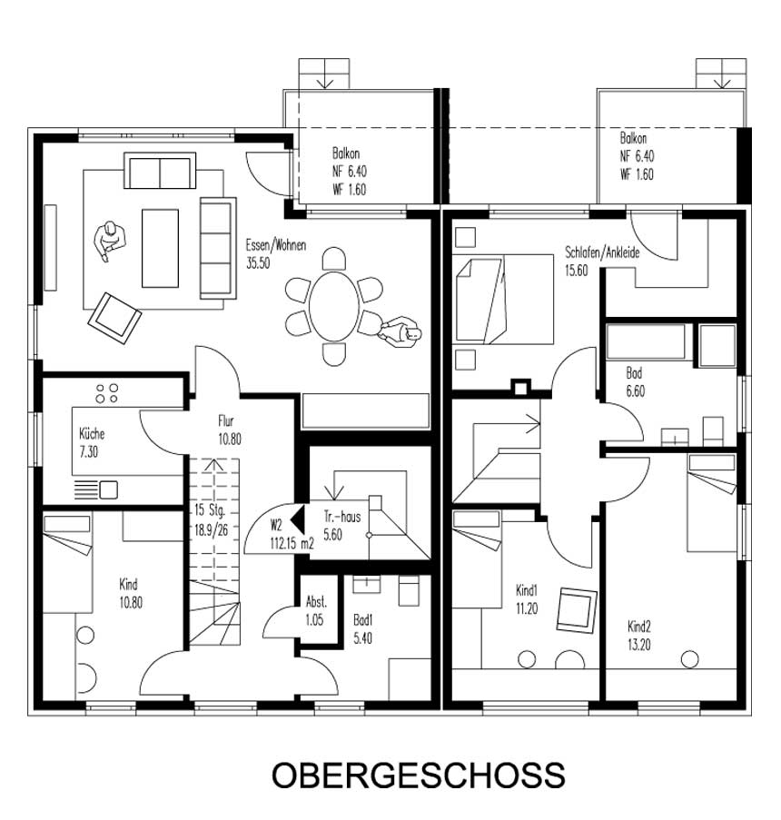 Neubau eines 3-Familienhauses in Detmold
